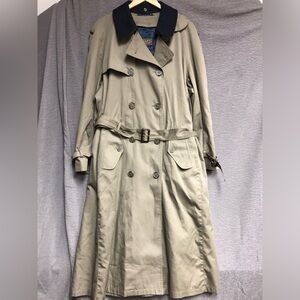 Chaps Ralph Lauren, rainwear 42L trench topcoat, removable liner